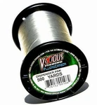 Vicious Fluorocarbon Fishing Line Clear Sizes 4, 6, 8, 10, 12, 15, 17 Lb 500 Yd. Fixed Price $31.89.