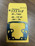 Nos Oem Evinrude Johnson Omc Carburetor Fuel Bowl Gasket 333418 88-175+ 1987-92+. Fixed Price $13.63.