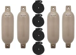 Extreme Max 3006.7529 Boattector Inflatable Fender Value 4-PACK 4.5" 16", Sand. Fixed Price $67.59.