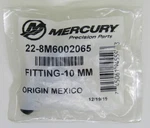 New Mercury Marine Boat Oem 10 Mm Fitting Part No. 22-8M6002065. Fixed Price $10.99.