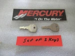 A30K Mercury Quicksilver 30431107 Key #107 Set Of 2 Oem New Factory Boat Parts. Fixed Price $10.91.