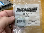 Mercury Marine/quicksilver# 26-42077; Specially Designed Seal. Fixed Price $7.00.