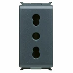 Gewiss Playbus GW30203 250V Standard Outlet Italian - Black. Fixed Price $14.79.