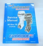 1997 Evinrude Johnson "ec" 50 Thru 70 3-CYLINDER Service Manual P/n 520208. Fixed Price $19.68.