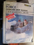 Force Outboard 4-150 Hp And L-drives 1984-1999 Shop Manual Clymer Paperback Book. Fixed Price $11.55.