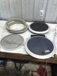 94 Four Winns 278 Vista Boat Bomar 12 Inch Round Circular Hatch Windows. Fixed Price $315.00.