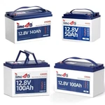 Timeusb 12V/24V 50AH 100AH 200AH LIFEPO4 Lithium Battery For Solar Off-grid Good. Fixed Price $172.99.