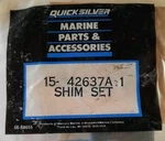 One New 15-42637A Genuine Mercury Quicksilver Shim Set Oem Parts. Fixed Price $19.99.