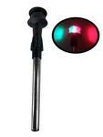 Pactrade Navigation Red Green Bi-color 12'' Plug Bow Light Aluminum Post. Fixed Price $29.95.