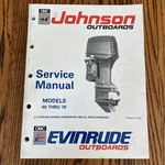 Oem 1990 Johnson/e Outboard Service Manual Models 60-70 P/n 507948. Fixed Price $34.99.