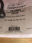 Sierra Circulation Pump Gasket 18-2993; Replaces: Volvo Penta 1378491. Fixed Price $5.00.