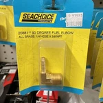 Seachoice Brass Fuel Fitting 90 Deg Elbow 3/8 Npt 1/4 Barb 20881 ( For 5X ). Fixed Price $14.00.