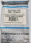 Mercury Quicksilver 332-7778A14 Oem Cylinder Switchbox. Fixed Price $329.00.