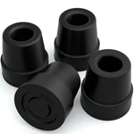 Vive Quad Cane Tips (set Of 4) - Heavy Duty 1/2 Inch Replacement Rubber Foot .... Fixed Price $14.85.