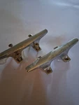 Chrome Boat Cleats NO.6244 4.5" Long. Fixed Price $25.00.