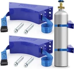 2PCS Propane Tank Holder, Gas Cylinder Wall Mounted Blue. Fixed Price $27.24.