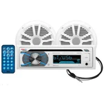 Boss Audio MCK508WB.6 Marine Stereo 6.5" Speaker Kit - White. Fixed Price $187.95.