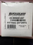 New Mercury Mercruiser Quicksilver Oem Part # 22-8M6001497 Fitting 3/8" Orfs. Fixed Price $58.00.