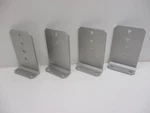 (4) Vertical Pontoon Boat Trailer Bunk Bolster Brackets / 5" By 8" Aluminum. Fixed Price $49.97.