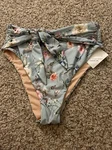 Vicious Young Babes Women's High Waist Bow Tie Swim Bikini Bottom Size Nwt. Fixed Price $20.00.