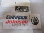 K7A Evinrude Johnson Omc 0334435 Decal Oem New Factory Boat Parts. Fixed Price $9.92.