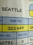 Omc Orifice Plug Oem Part # 321449. Fixed Price $10.00.