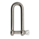 Extreme Max 3006.8209 Boattector Stainless Steel Long D Shackle - 1/2", Silver. Fixed Price $20.49.