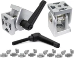 2PCS 40 Series Extrusion Pivot Joint For Aluminum Profile Silver. Fixed Price $48.11.