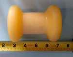 4" Yates Thermal Plastic Spool Boat Trailer Roller, 5/8" I.d. Shaft 410Y. Fixed Price $13.99.