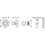 Sea-dog Push Button Rim Latch Ss #225300-1. Fixed Price $43.31.