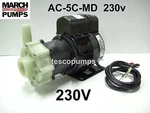 March Pump AC-5C-MD 230V 50/60 Hz 0150-0136-0100 PMA1000C. Fixed Price $584.10.
