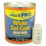 Marpro 6-7621 White Gel Coat With Wax Quart For Boat Fiberglass Repair. Fixed Price $47.01.