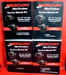 Mercury 5.0/5.7/6.2 Liter Gas Eng. W/o Emissions Control Service Manual #31 Set. Fixed Price $131.46.