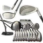 Taylormade Palm Spring Wilson Mens Rh Full Golf Club Set Reg Flex Graphite Steel. Fixed Price $179.00.