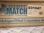 Michigan Wheel P/n 031047 10-1/4 X 14-1/2 Replaces Mercury 48-19642A40. Fixed Price $100.00.