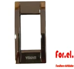 Vimar 16781.31 - Chrome Black Module Plate. Fixed Price $5.90.