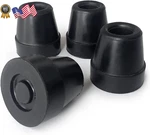 Dmi Durable Replacement Quad Cane Tips Fsa And Hsa Eligible 1/2 Inch Pack Of 4. Fixed Price $14.12.