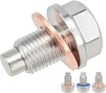 1PC M12X1.25 Stainless Steel Magnetic Engine Oil Drain Plug Fit Toyota Corolla. Fixed Price $17.99.