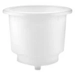 Marine LCH-1W-DP Large Cup Holder White With Drain. Fixed Price $10.82.