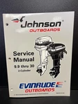 Omc Eu Service Manual 9.9 Thru 30 2-CYLINDER Outboard Johnson Evinrude 507263. Fixed Price $39.99.