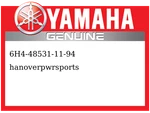 Yamaha Oem Part 6H4-48531-11-94 Bracket,remote Con. Fixed Price $19.35.