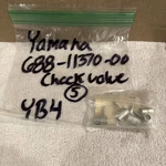 Yamaha 688-11370-00 Check Valve New Oem Nos YB4. Fixed Price $6.99.