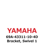New Yamaha Genuine 2001-2005 Outboard 15HP Bracket, Swivel 69A-43311-10-4D. Fixed Price $195.99.