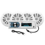 Boss Audio MCK632WB.64 Pkg W/MR632UAB Am/fm Cd Rcvr- 4/ 6.5" MR6W Speakers. Fixed Price $165.00.