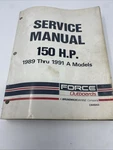 Force Outboards 150 Hp 1989-1991 Service Manual And OB4643. Fixed Price $24.99.