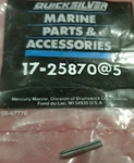 Mercury Quicksilver Roll Pin P# 17-25870. Fixed Price $7.95.