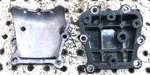 Omc Johnson Evinrude 1970-1971 Upper And Lower Bypass Covers 0313871 0308183. Fixed Price $34.99.