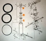 Mariner Mercury Force Outboard Tilt And Trim Cylinder Ring Kit 809872A. Fixed Price $17.59.