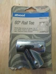 Attwood 60 Degree Rail Tee #1143B3 Boat- Marine New. Fixed Price $8.99.