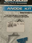 Oem Part 888755Q04, 97-888755Q04 Quicksilver Anode Kit, Brand New. Fixed Price $65.03.